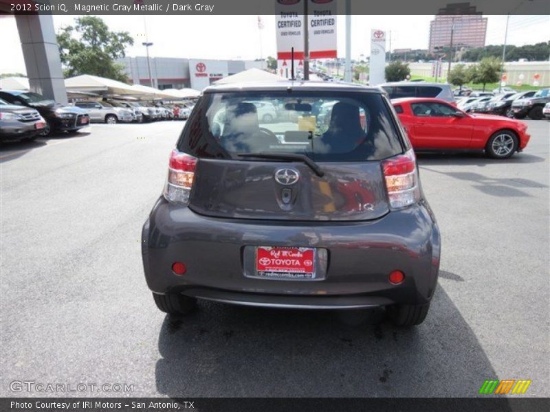 Magnetic Gray Metallic / Dark Gray 2012 Scion iQ