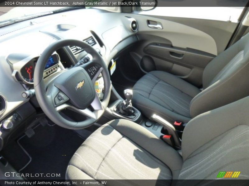 Jet Black/Dark Titanium Interior - 2014 Sonic LT Hatchback 