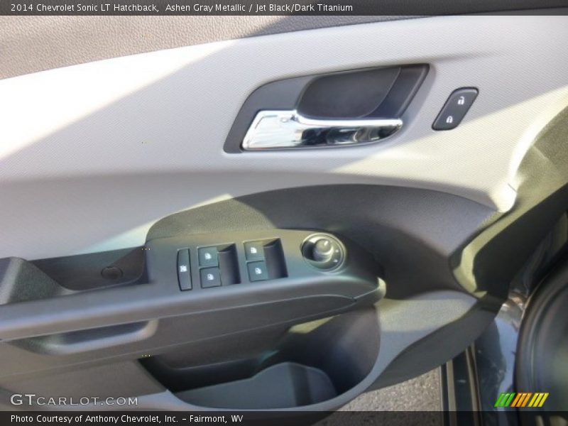 Ashen Gray Metallic / Jet Black/Dark Titanium 2014 Chevrolet Sonic LT Hatchback