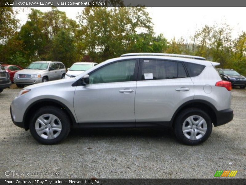 Classic Silver Metallic / Ash 2013 Toyota RAV4 LE AWD