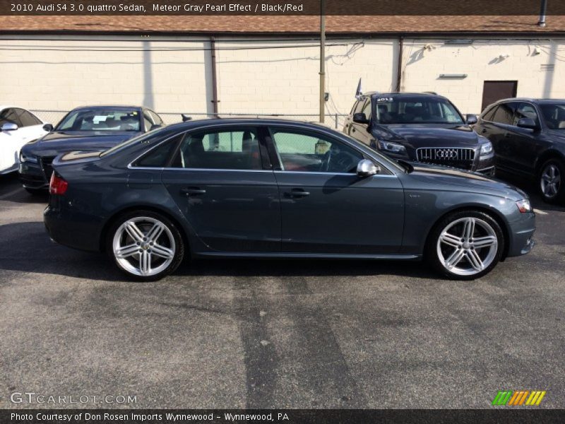 Meteor Gray Pearl Effect / Black/Red 2010 Audi S4 3.0 quattro Sedan