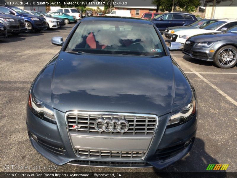 Meteor Gray Pearl Effect / Black/Red 2010 Audi S4 3.0 quattro Sedan