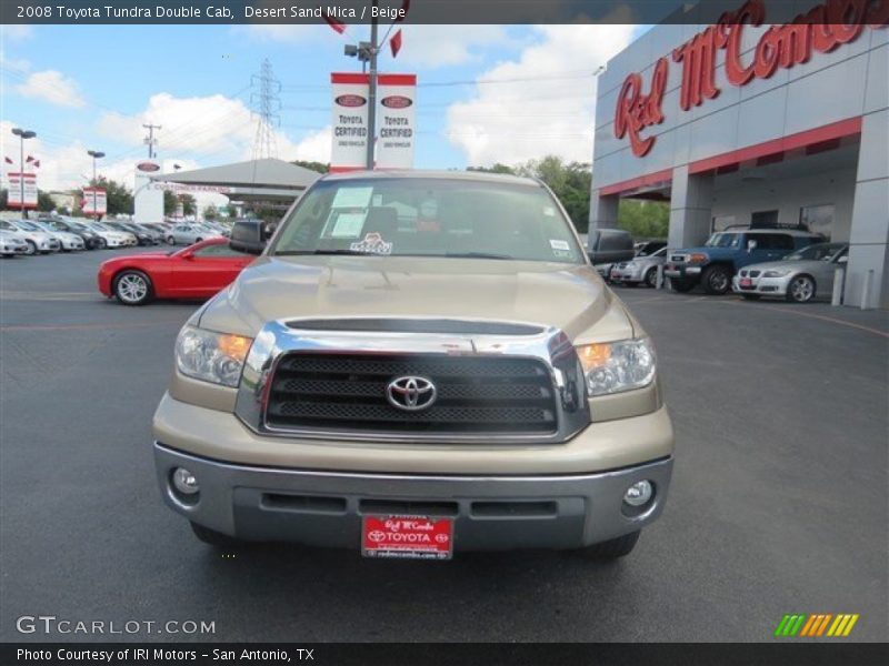 Desert Sand Mica / Beige 2008 Toyota Tundra Double Cab