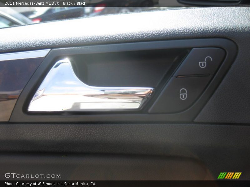 Black / Black 2011 Mercedes-Benz ML 350