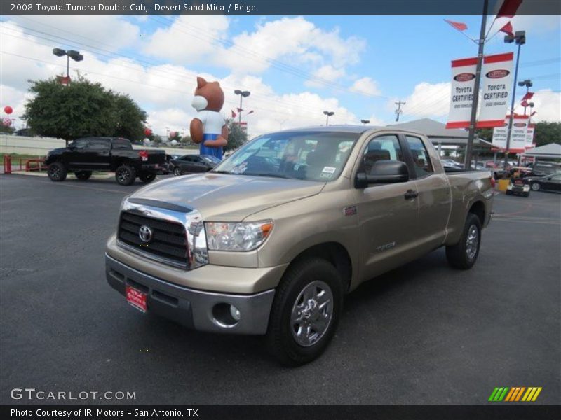 Desert Sand Mica / Beige 2008 Toyota Tundra Double Cab