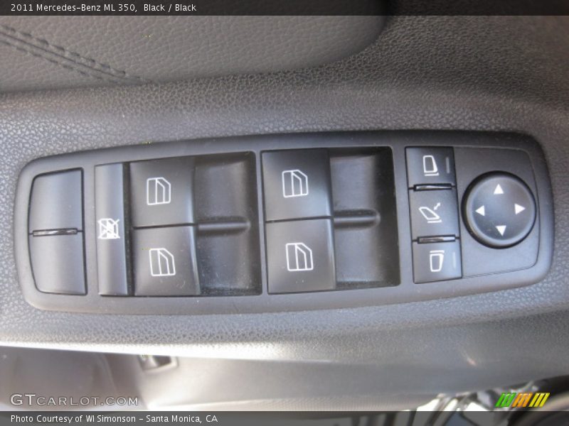 Black / Black 2011 Mercedes-Benz ML 350