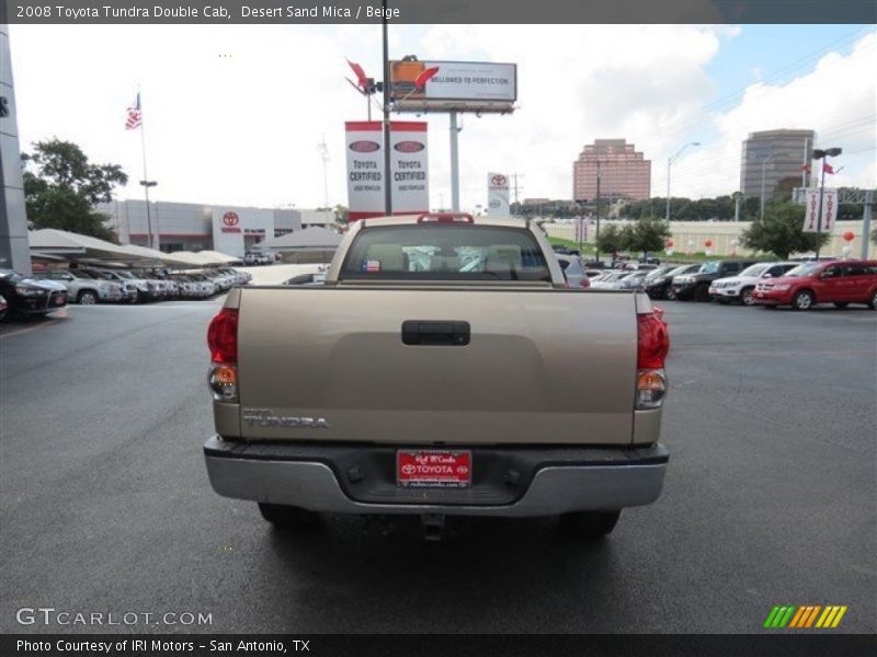 Desert Sand Mica / Beige 2008 Toyota Tundra Double Cab