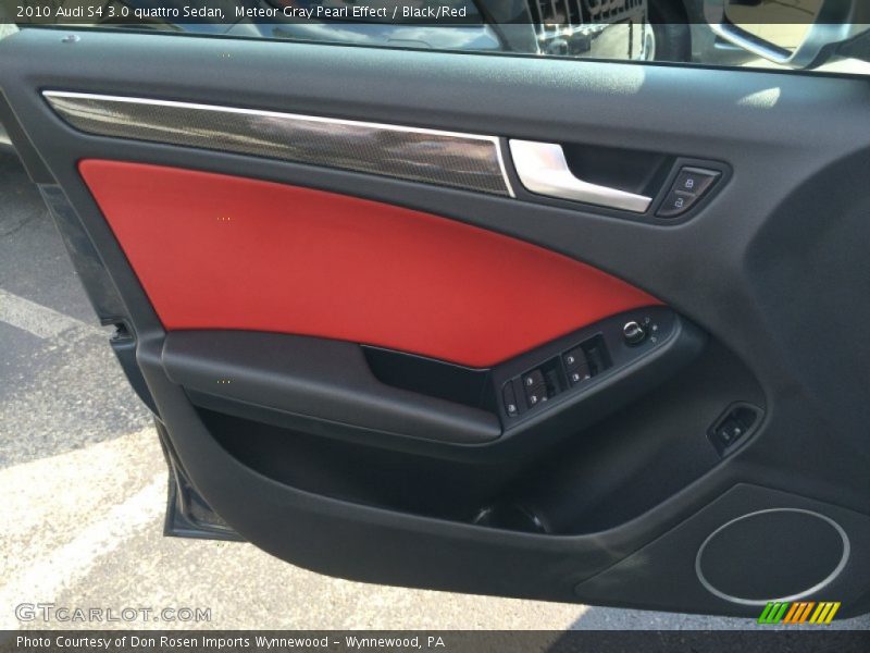 Meteor Gray Pearl Effect / Black/Red 2010 Audi S4 3.0 quattro Sedan