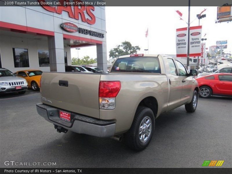 Desert Sand Mica / Beige 2008 Toyota Tundra Double Cab