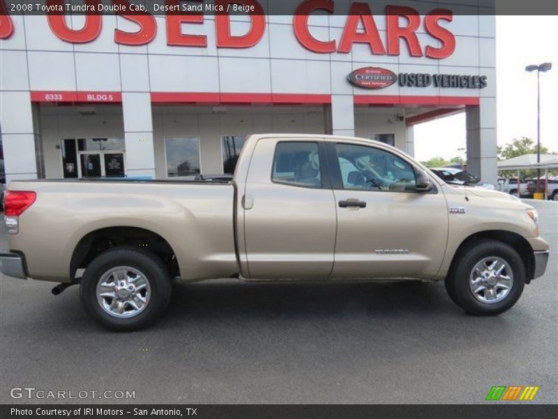 Desert Sand Mica / Beige 2008 Toyota Tundra Double Cab