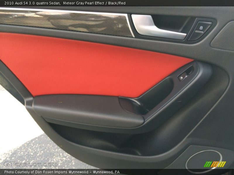 Meteor Gray Pearl Effect / Black/Red 2010 Audi S4 3.0 quattro Sedan