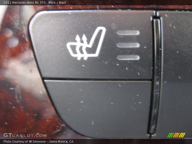 Black / Black 2011 Mercedes-Benz ML 350