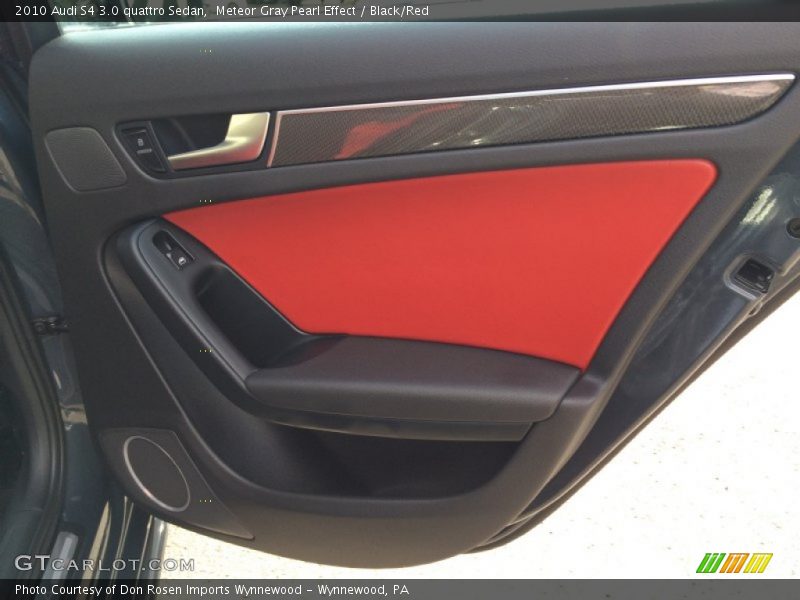 Meteor Gray Pearl Effect / Black/Red 2010 Audi S4 3.0 quattro Sedan