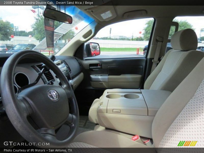 Desert Sand Mica / Beige 2008 Toyota Tundra Double Cab