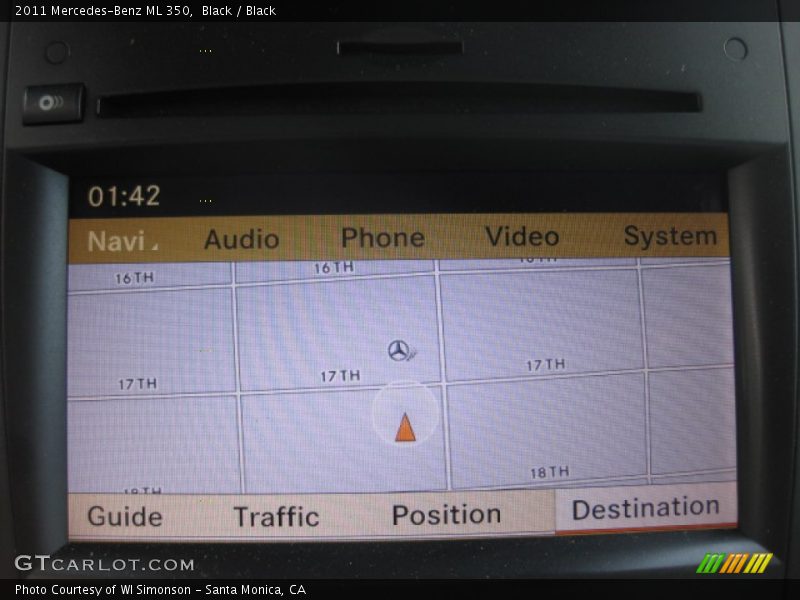 Black / Black 2011 Mercedes-Benz ML 350