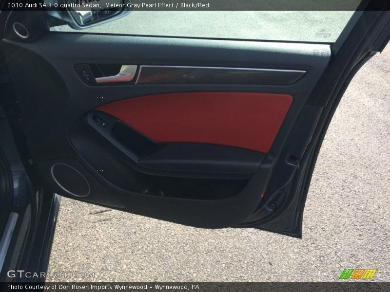Meteor Gray Pearl Effect / Black/Red 2010 Audi S4 3.0 quattro Sedan