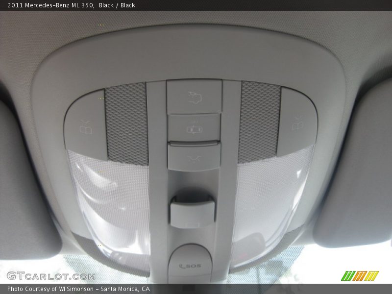 Black / Black 2011 Mercedes-Benz ML 350