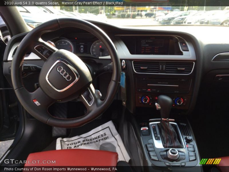 Meteor Gray Pearl Effect / Black/Red 2010 Audi S4 3.0 quattro Sedan