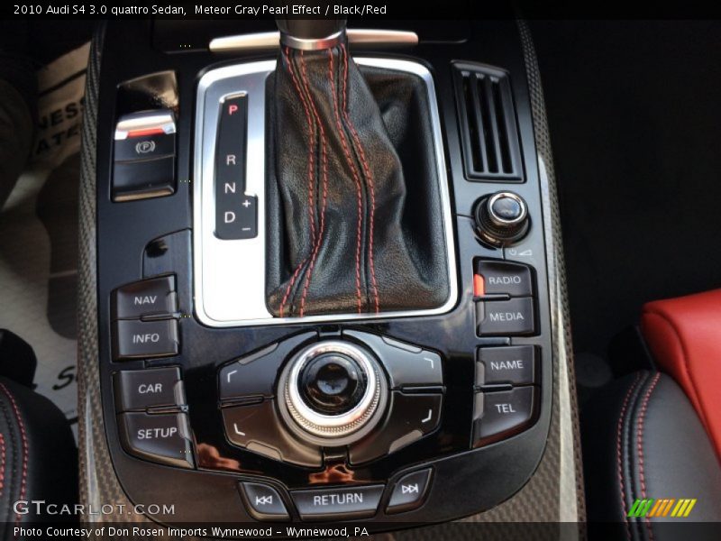 Meteor Gray Pearl Effect / Black/Red 2010 Audi S4 3.0 quattro Sedan