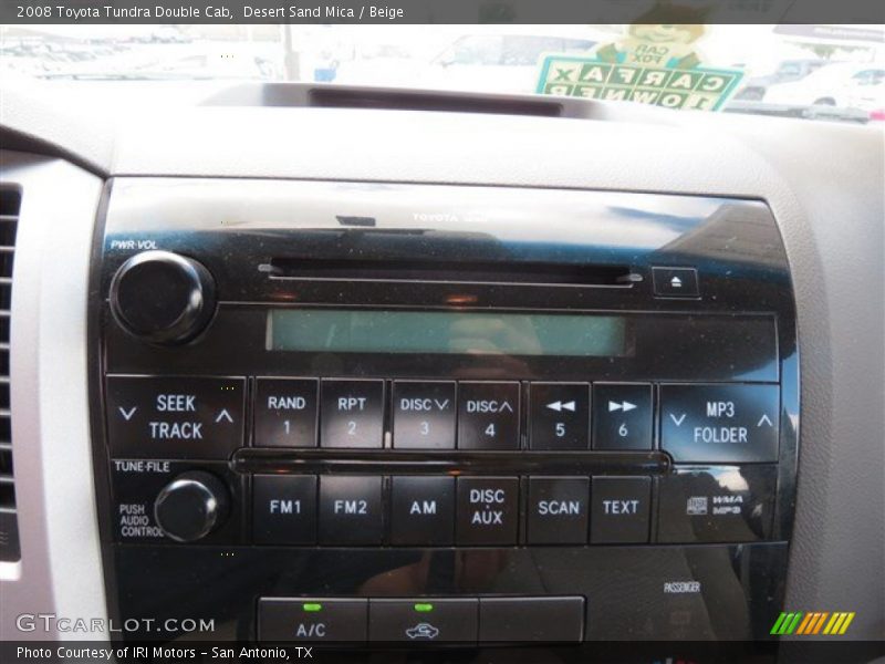 Desert Sand Mica / Beige 2008 Toyota Tundra Double Cab