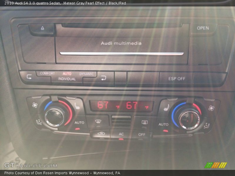 Meteor Gray Pearl Effect / Black/Red 2010 Audi S4 3.0 quattro Sedan