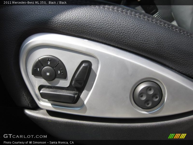 Black / Black 2011 Mercedes-Benz ML 350