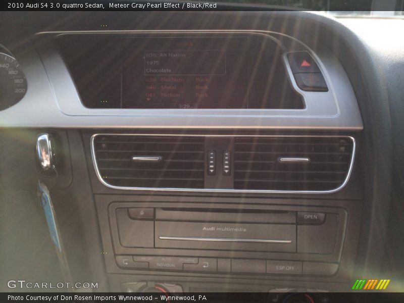 Meteor Gray Pearl Effect / Black/Red 2010 Audi S4 3.0 quattro Sedan