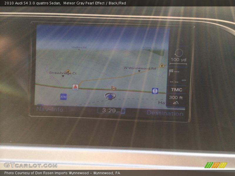 Meteor Gray Pearl Effect / Black/Red 2010 Audi S4 3.0 quattro Sedan