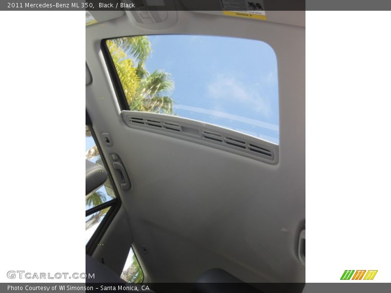 Black / Black 2011 Mercedes-Benz ML 350