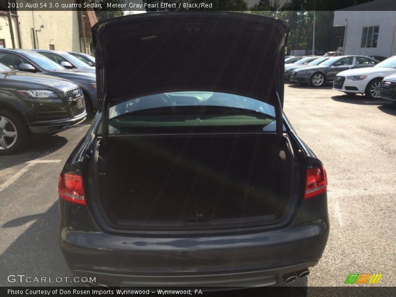 Meteor Gray Pearl Effect / Black/Red 2010 Audi S4 3.0 quattro Sedan