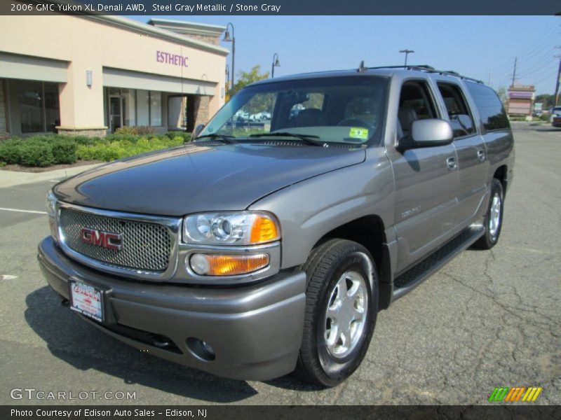 Steel Gray Metallic / Stone Gray 2006 GMC Yukon XL Denali AWD