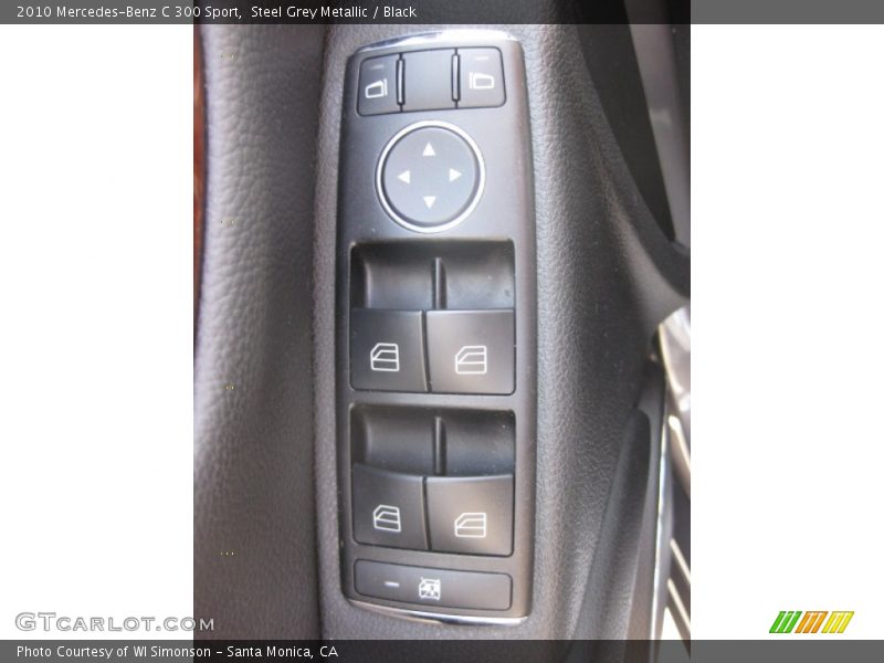 Steel Grey Metallic / Black 2010 Mercedes-Benz C 300 Sport