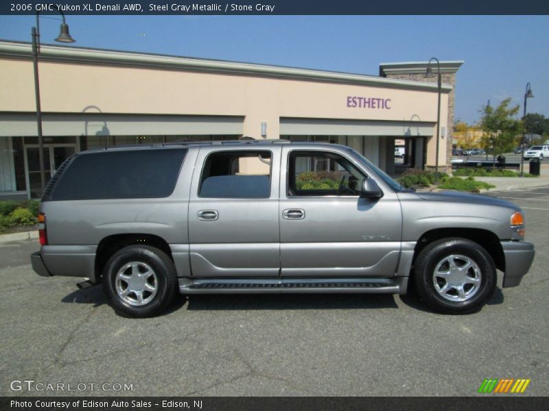 Steel Gray Metallic / Stone Gray 2006 GMC Yukon XL Denali AWD