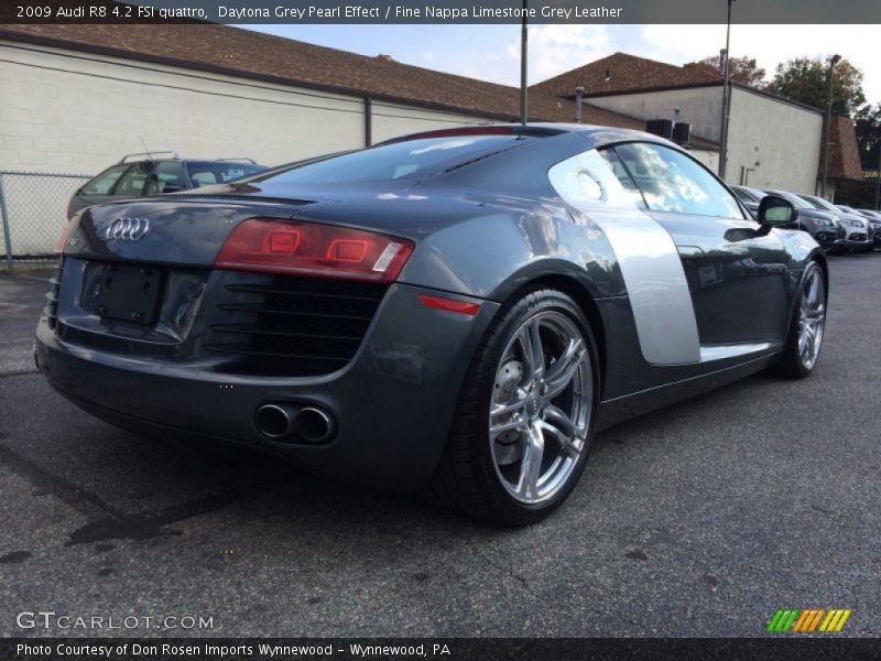 Daytona Grey Pearl Effect / Fine Nappa Limestone Grey Leather 2009 Audi R8 4.2 FSI quattro