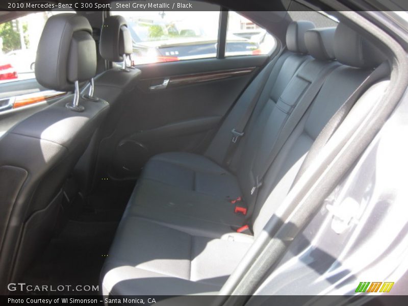 Steel Grey Metallic / Black 2010 Mercedes-Benz C 300 Sport