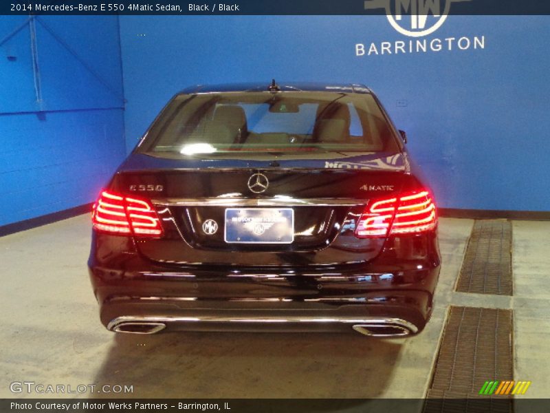 Black / Black 2014 Mercedes-Benz E 550 4Matic Sedan