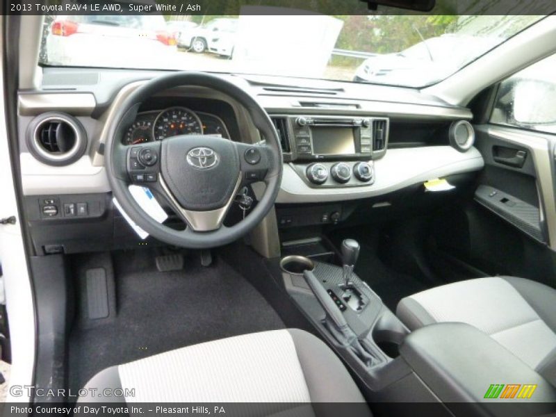 Super White / Ash 2013 Toyota RAV4 LE AWD