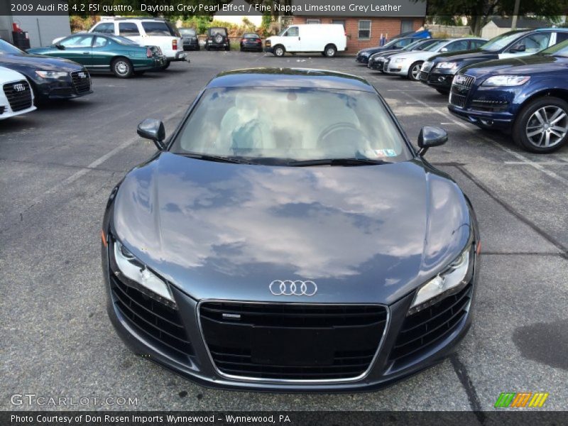 Daytona Grey Pearl Effect / Fine Nappa Limestone Grey Leather 2009 Audi R8 4.2 FSI quattro