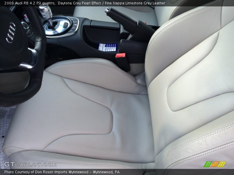 Daytona Grey Pearl Effect / Fine Nappa Limestone Grey Leather 2009 Audi R8 4.2 FSI quattro
