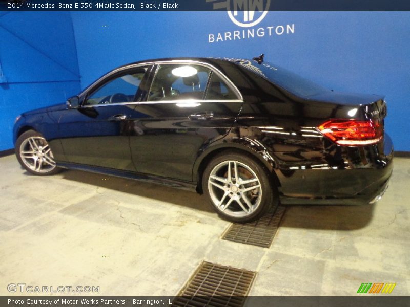 Black / Black 2014 Mercedes-Benz E 550 4Matic Sedan