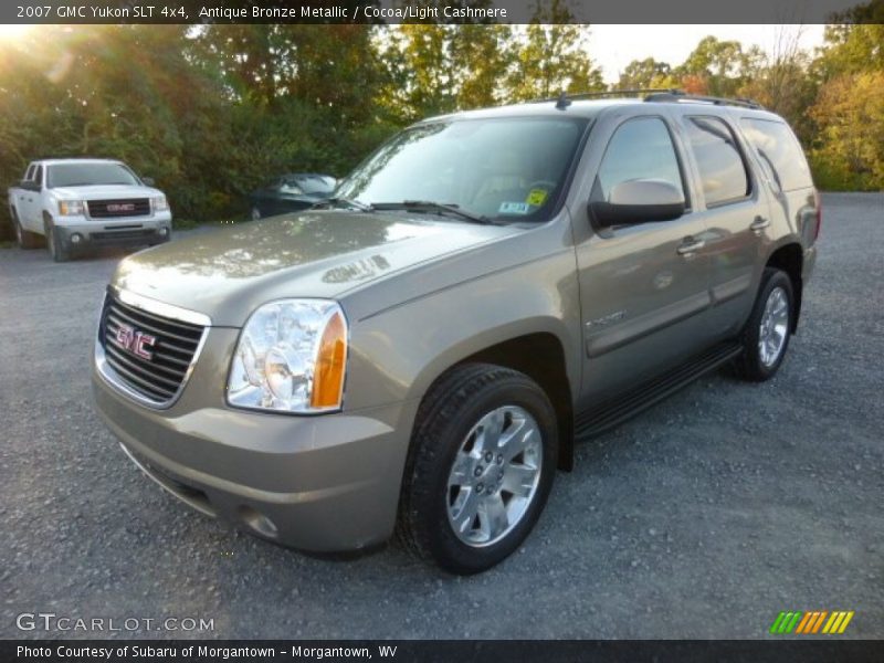 Antique Bronze Metallic / Cocoa/Light Cashmere 2007 GMC Yukon SLT 4x4