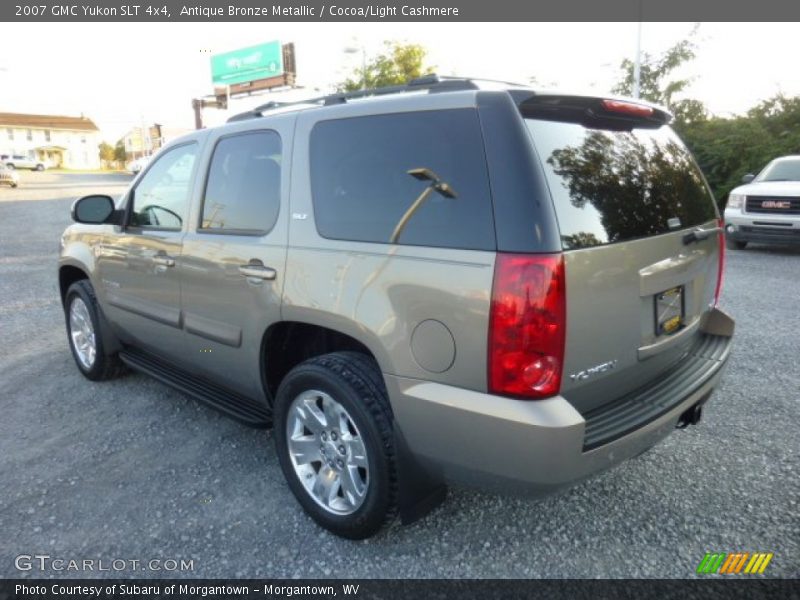 Antique Bronze Metallic / Cocoa/Light Cashmere 2007 GMC Yukon SLT 4x4