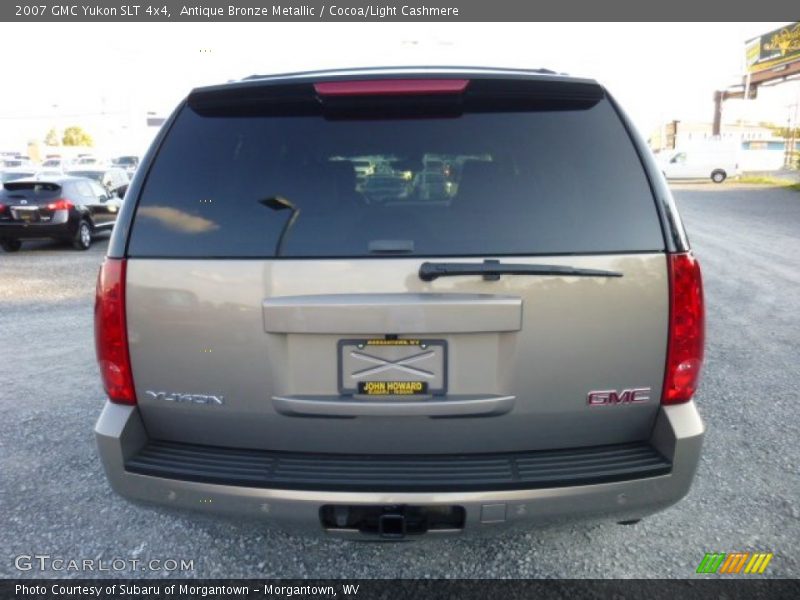 Antique Bronze Metallic / Cocoa/Light Cashmere 2007 GMC Yukon SLT 4x4