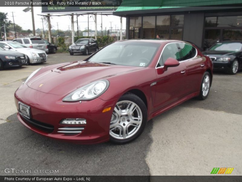 Ruby Red Metallic / Black 2010 Porsche Panamera 4S