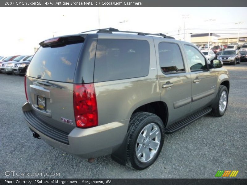 Antique Bronze Metallic / Cocoa/Light Cashmere 2007 GMC Yukon SLT 4x4