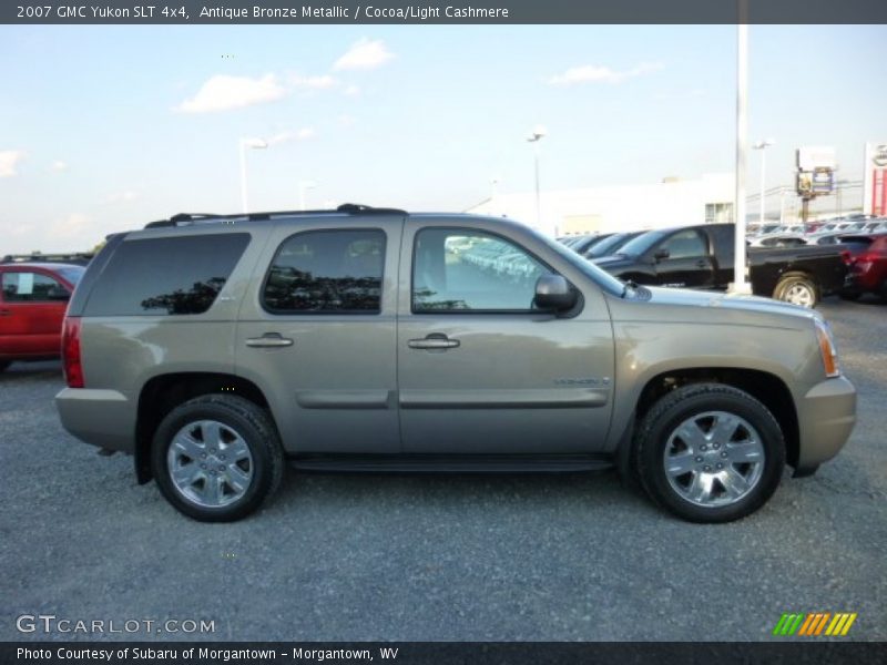 Antique Bronze Metallic / Cocoa/Light Cashmere 2007 GMC Yukon SLT 4x4