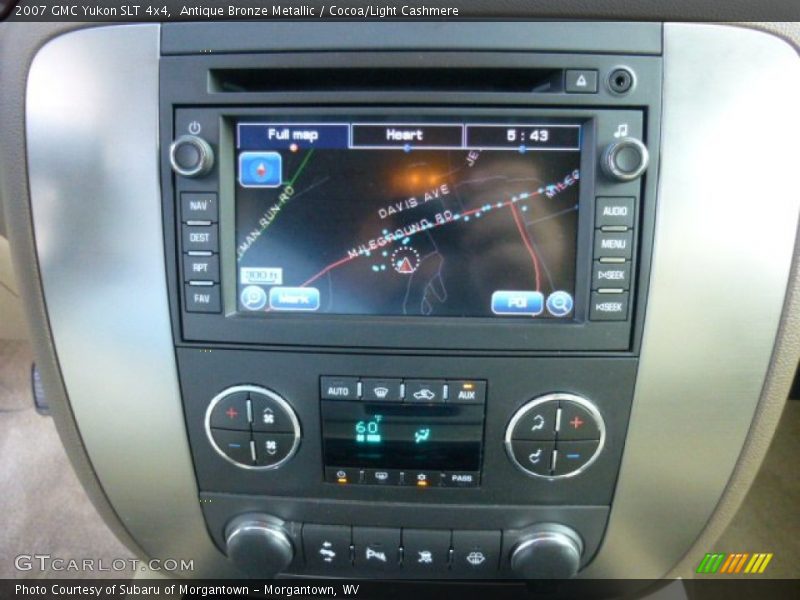 Antique Bronze Metallic / Cocoa/Light Cashmere 2007 GMC Yukon SLT 4x4