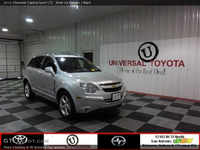 Silver Ice Metallic / Black 2013 Chevrolet Captiva Sport LTZ
