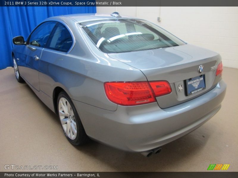 Space Gray Metallic / Black 2011 BMW 3 Series 328i xDrive Coupe