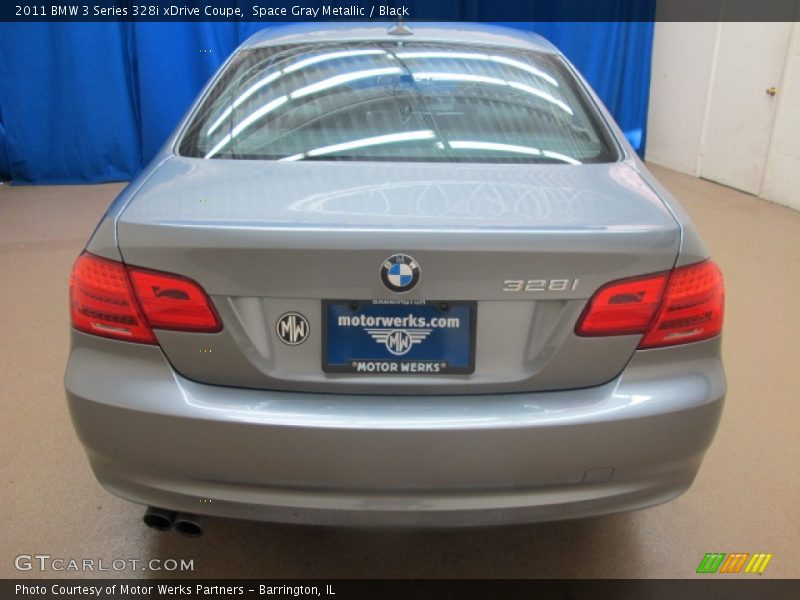 Space Gray Metallic / Black 2011 BMW 3 Series 328i xDrive Coupe